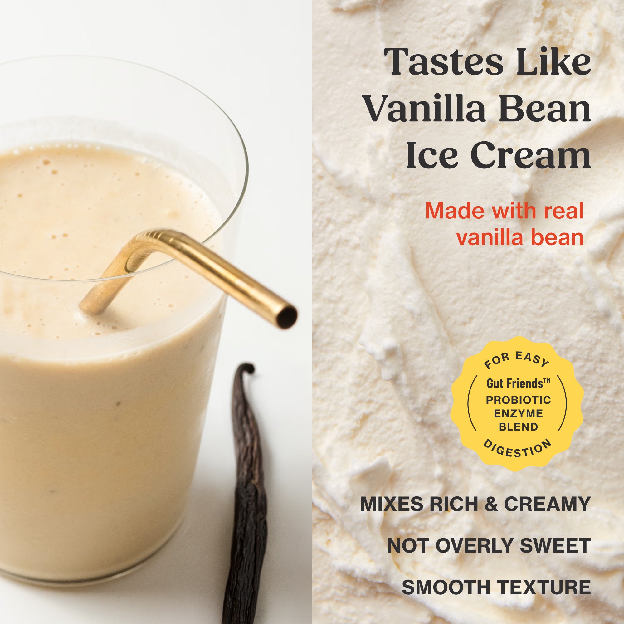 Whey Protein + Superfoods : Vanilla Bean